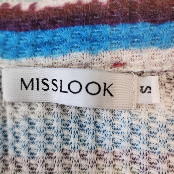 Miss look Multi Color Women's Cardigan Size S - Picture 3 of 6